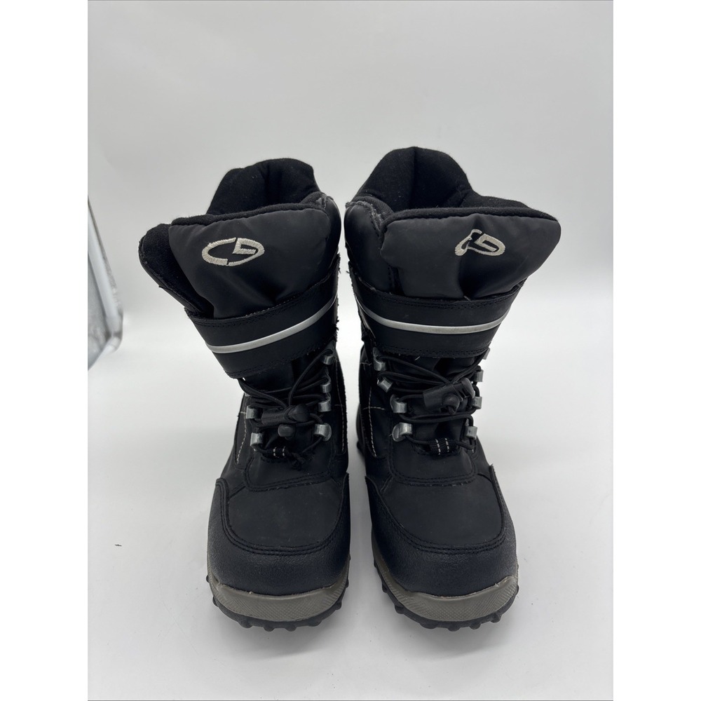 Boys Champion Waterproof Winter Snow Boots.‎ Size 13 Black